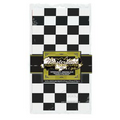 Masterpiece Black & White Checkered Rectangle Table Cover